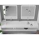 Pyramid Solid Surface Wall-Mounted Bathroom Sink