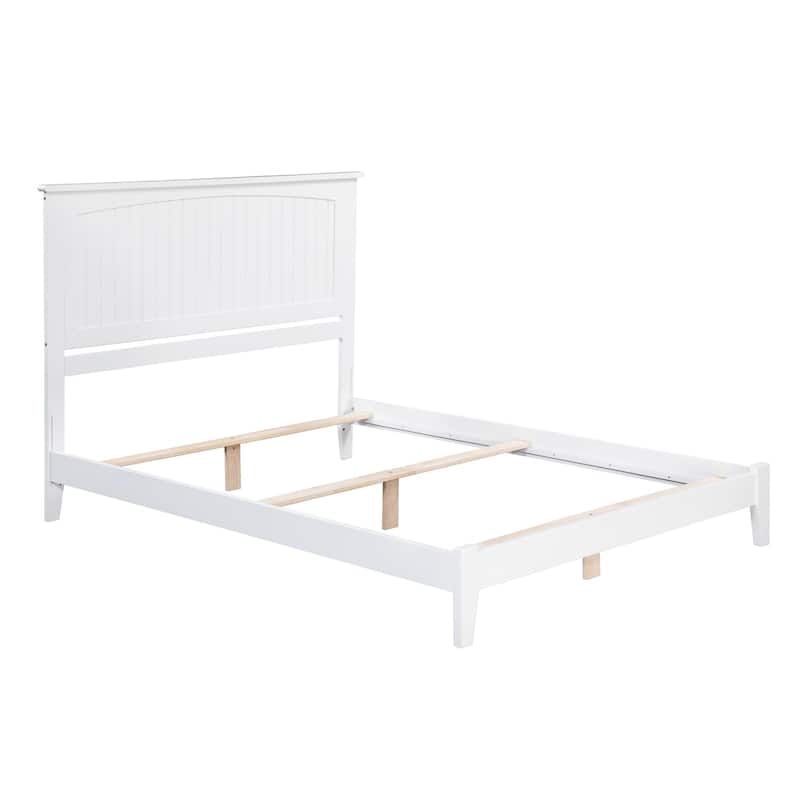 Traditional Bed Frame with Footboard - HomeStock Renaissance Revival Style Bed