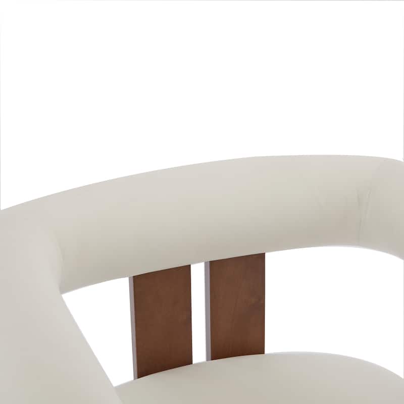 Accent Chair with Upholstered Leisure Chair with Open Armrest, Armchair