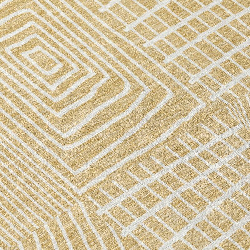 HomeRoots Geometric Transitional Rectangle Outdoor Rug