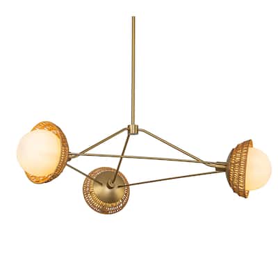Alora Lighting CH490340 Perth 3 Light 40" Wide Chandelier