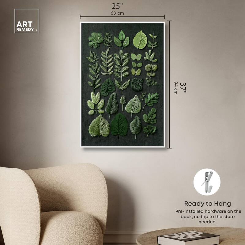Leaf Library III Canvas by Art Remedy