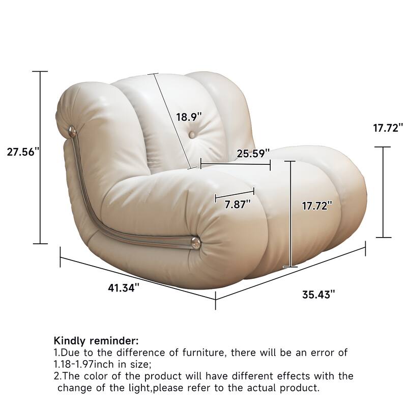 JASIWAY Vintage Living Room Rocking Single Sofa Chair