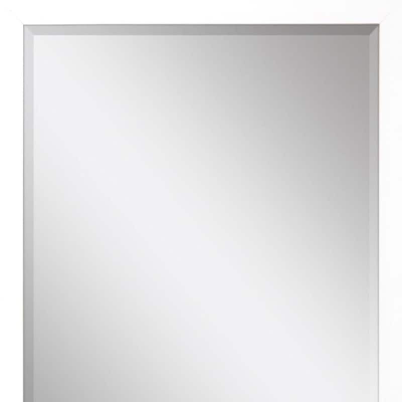 HomeRoots 39" White Accent Mirror - 27.00 in. x 39.00 in. x 2.00 in.