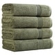 preview thumbnail 82 of 105, Superior Heritage Egyptian Cotton Absorbent Bath Towel Set of 4