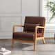 Option COFFEE/PU/NATURAL WOOD HIGH SIDE FRAME
