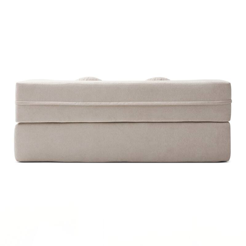 Folding Sofa Bed with Pillow, Floor & Futon Loveseat Couch