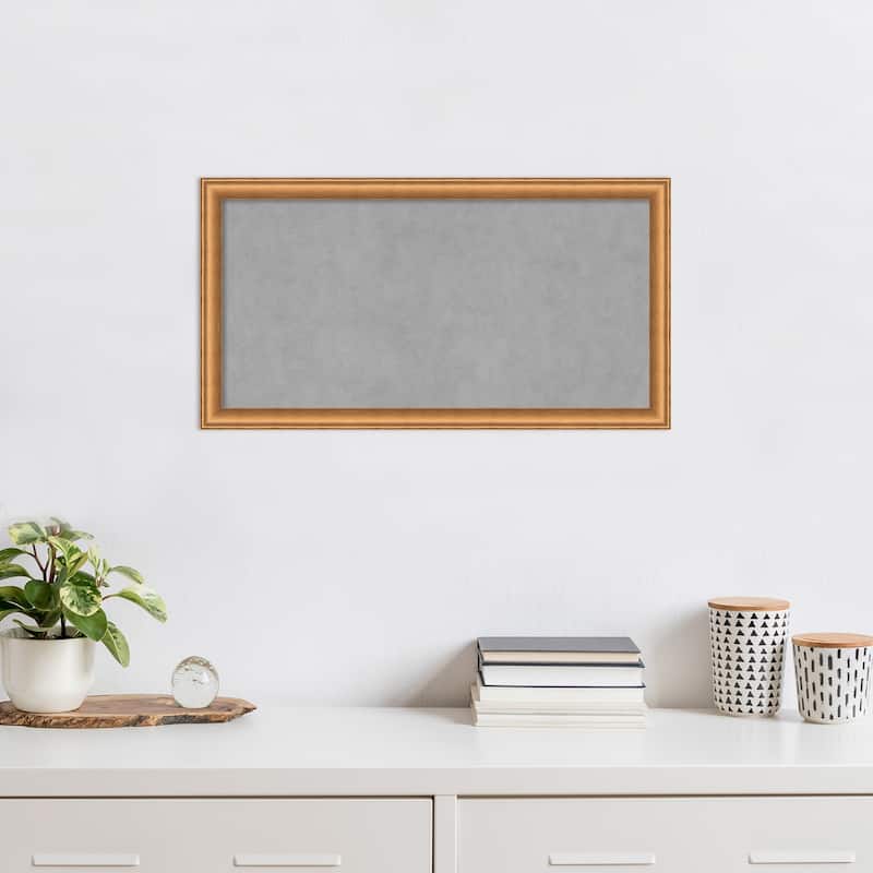Amanti Art Salon Scoop Copper Framed Magnetic Board