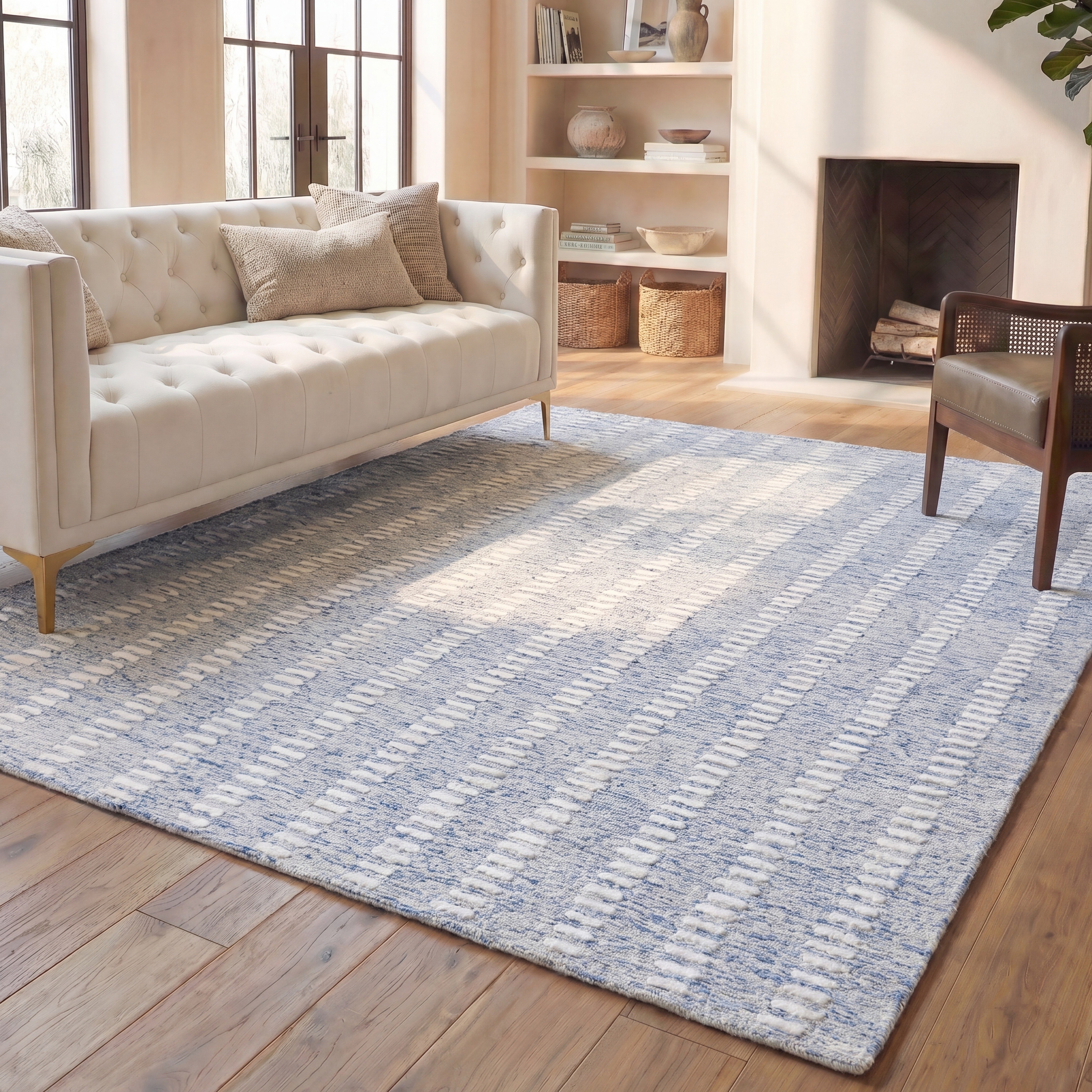 SAFAVIEH Handmade Abstract Efterpi Contemporary Wool Rug