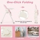 preview thumbnail 25 of 23, Babyjoy 4-in-1 Foldable Baby High Chair Height Adjustable Feeding - 32'' x 23'' x 42''