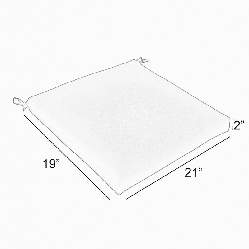 Coral Corded Indoor/ Outdoor Chair Pad Set