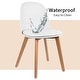 preview thumbnail 52 of 136, Modern Plastic and Wood Dining Chairs (Set of 2)