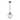 Adorn 1-Light Mini Pendant in Oil Rubbed Bronze with Clear Seedy Glass