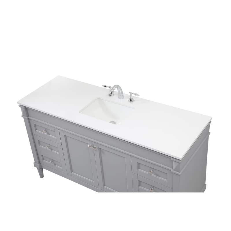 Clarity 48 - 60 Inch Single Bathroom Vanity