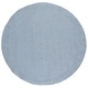 preview thumbnail 62 of 84, SAFAVIEH River Yuki Contemporary Solid Rug 6'7" Round - Blue
