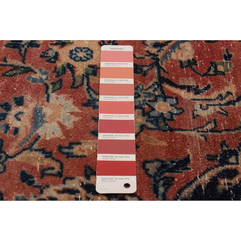 ECARPETGALLERY Hand-knotted Antalya Vintage Copper Wool Rug - 9'8 x 12'10
