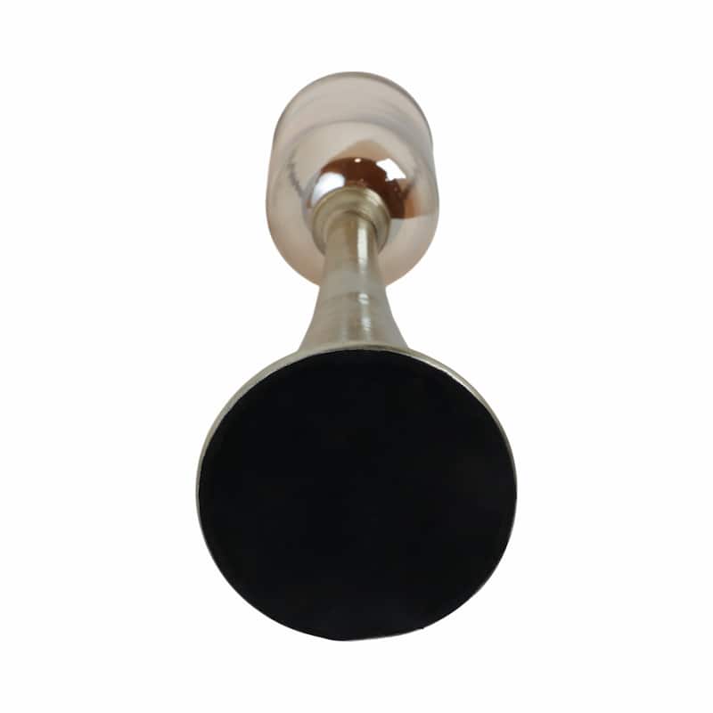 Modern Metal and Glass Floor Candle Stand for Pillar Candles