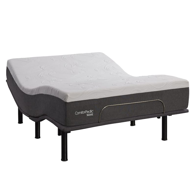 ComforPedic from BeautyRest 12-inch NRGel Mattress and Adjustable Bed Set