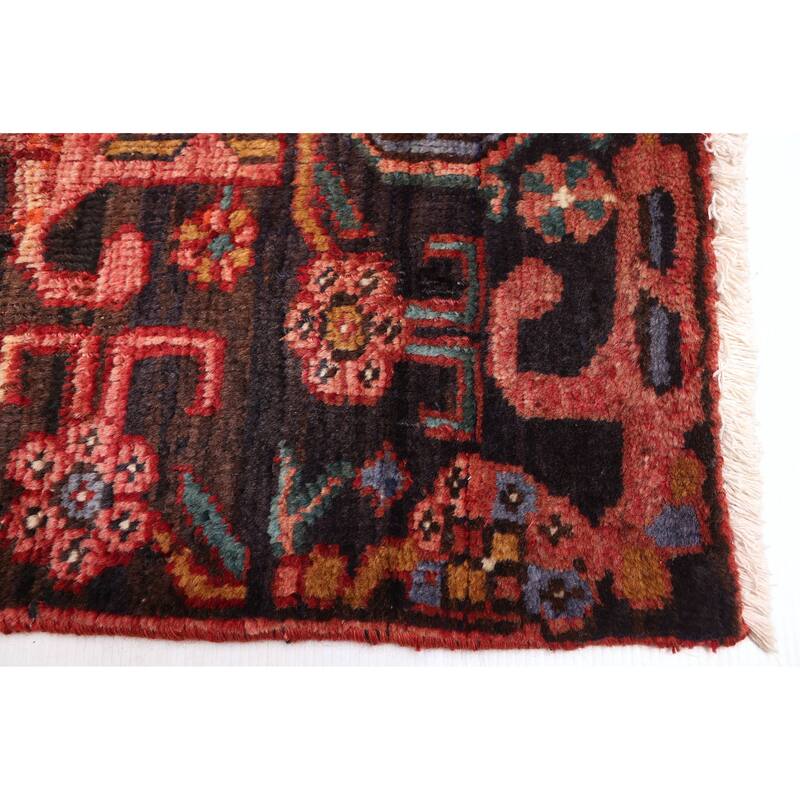 ECARPETGALLERY Hand-knotted Sarabi Dark Red Wool Rug - 9'6 x 12'2