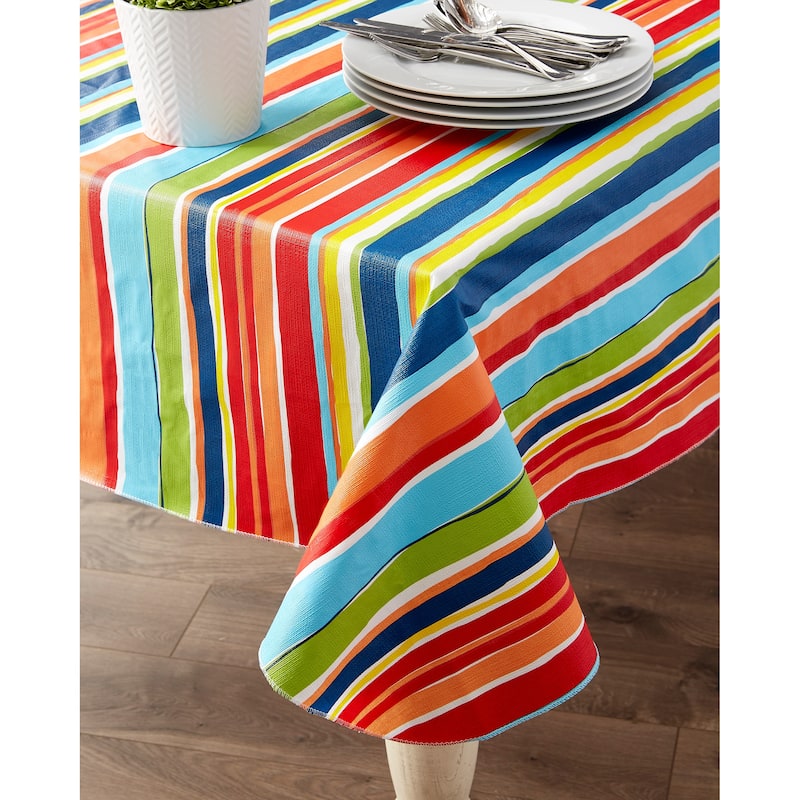 DII Summer Vinyl Tablecloth