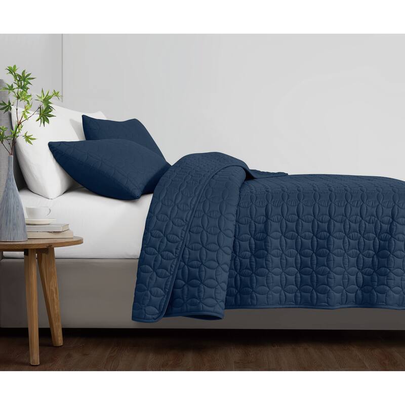 Cannon Geo Circle Solid Quilt Set