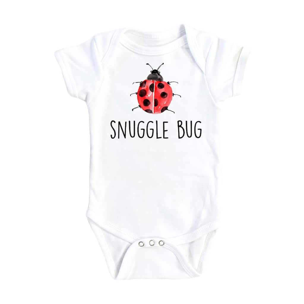 Snuggle Ladybug - Baby Boy Girl Clothes Infant Bodysuit Funny Cute Newborn