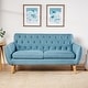 preview thumbnail 15 of 19, Bernice Mid-century Modern Petite Sofa by Christopher Knight Home