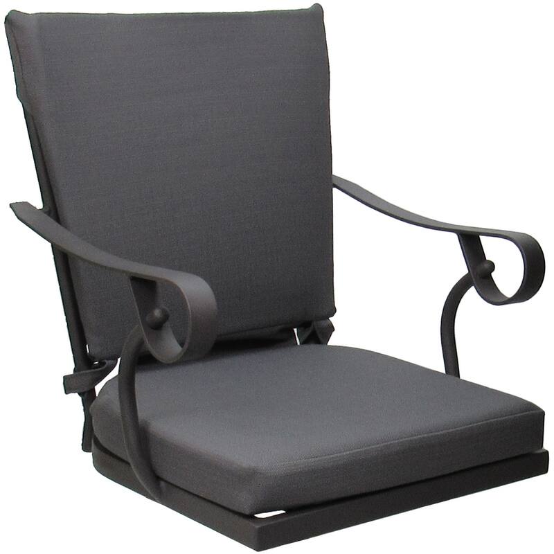 Outdoor or Indoor Patio Swivel Dining Chair - Jamey