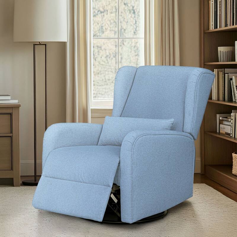 Madison Park Candace Power Recliner 3-in-1 with Swivel, Glider, USB Ports