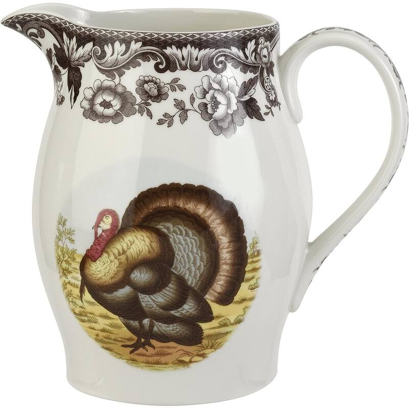 Spode Woodland Pint Pitcher - Turkey - 3.5 - Multi-Color - 1 Piece