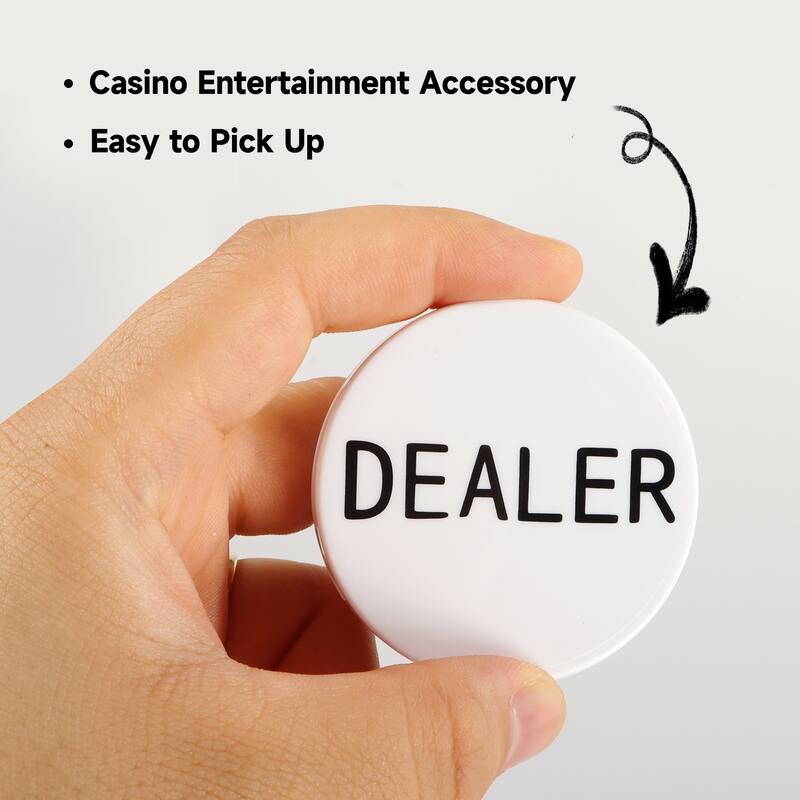 GSE™ Set of 3 Small Blind, Big Blind, Dealer Puck Buttons. Texas Hold
