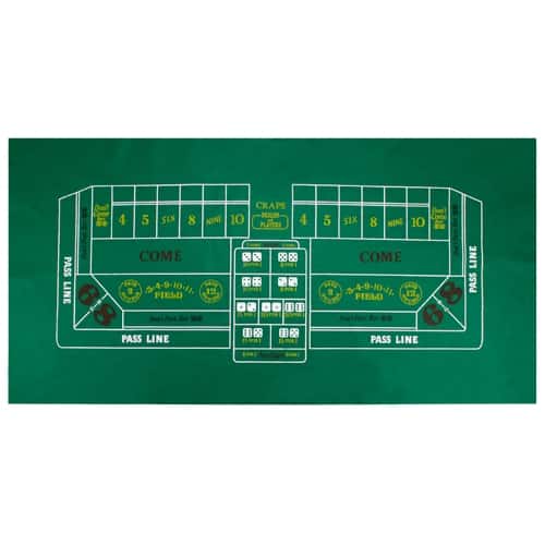 Craps Table Felt Green Bed Bath & Beyond 20858581
