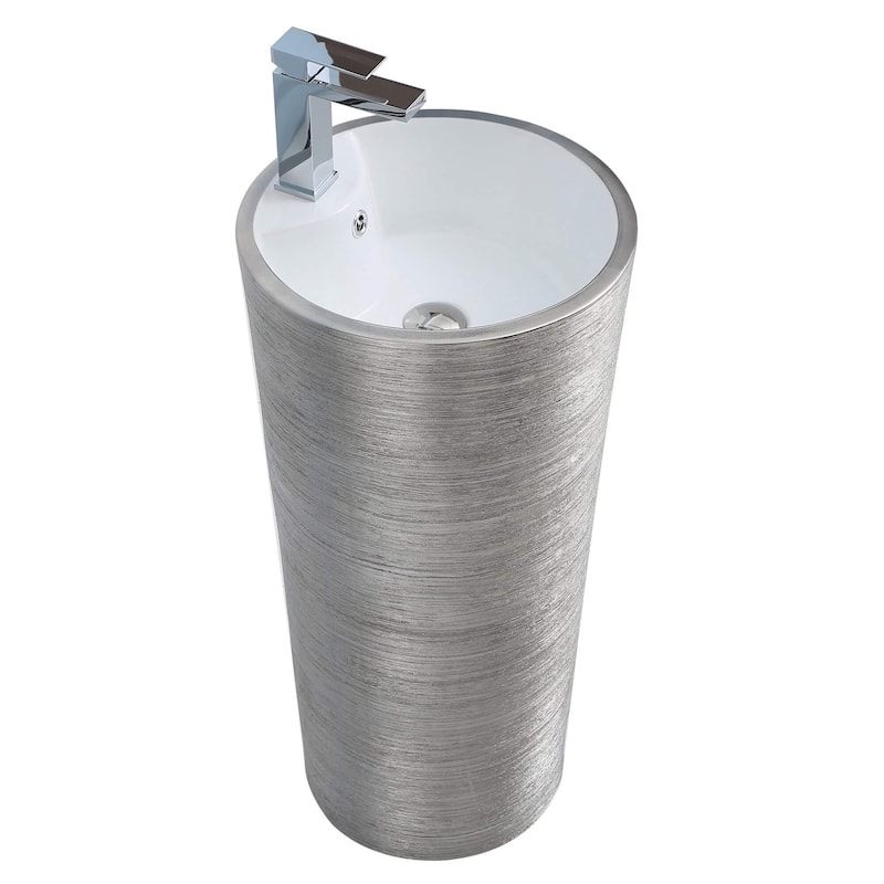 Fine Fixtures VANNES PEDESTAL 16"X16" BRUSHED GOLD