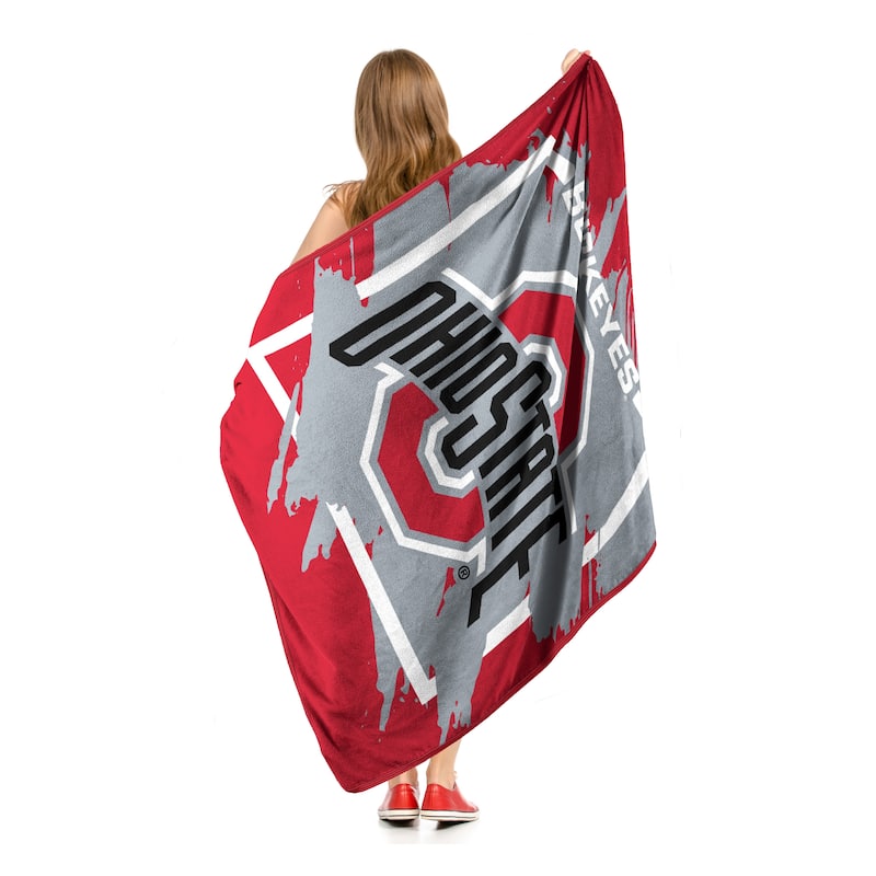 Dimensional - Ohio State Micro Raschel Throw