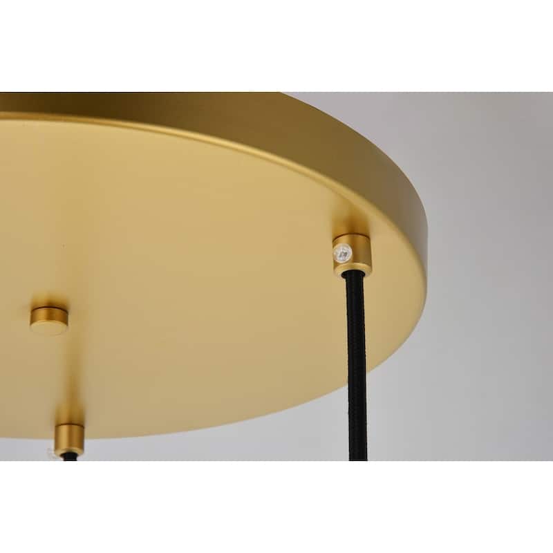 Clear Glass 3-light Pendant