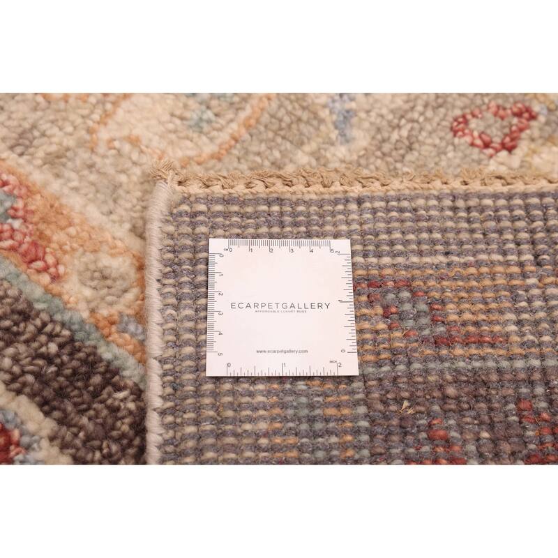 ECARPETGALLERY Hand-knotted Jules Serapi Light Khaki Wool Rug - 7'10 x 9'11