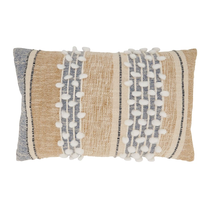 Stripe Serenity Woven Throw Pillow - Cover Only - 14"x23"