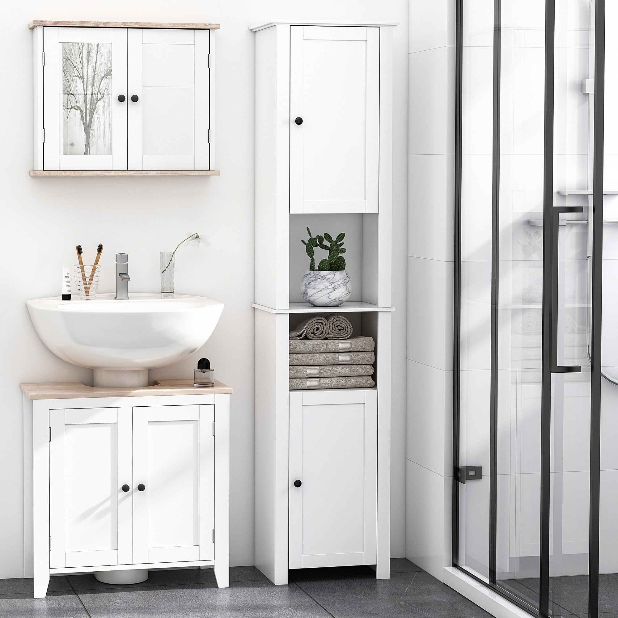 https://ak1.ostkcdn.com/images/products/is/images/direct/b55747b3301d911433185a5a28e7f525916ff976/HOMCOM-Tall-Bathroom-Storage-Cabinet%2C-Freestanding-Linen-Tower-with-2-Tier-Shelf-and-2-Cupboards%2C-White.jpg