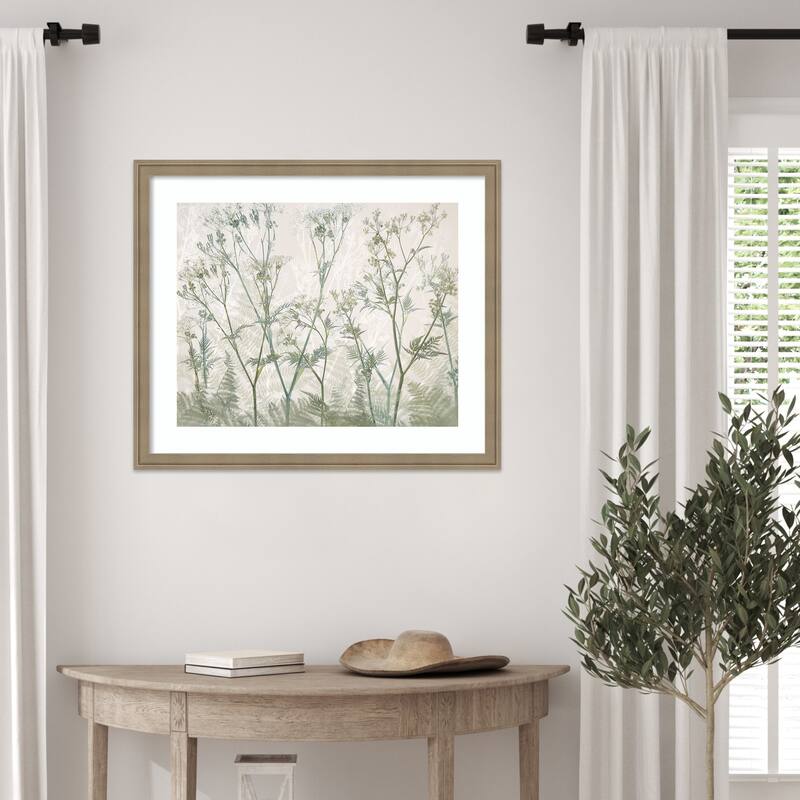 Cow parsley by Nel Talen Wood Framed Wall Art Print