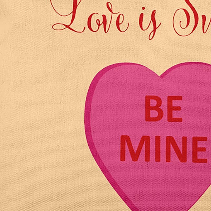 Love Is Sweet Valentines Day Decorative Throw Pillow