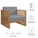 preview thumbnail 14 of 13, Carlsbad Teak Wood Outdoor Patio Armchair