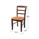 preview thumbnail 90 of 128, International Concepts Solid Wood Madrid Ladderback Chairs, Set of 2 - N/A