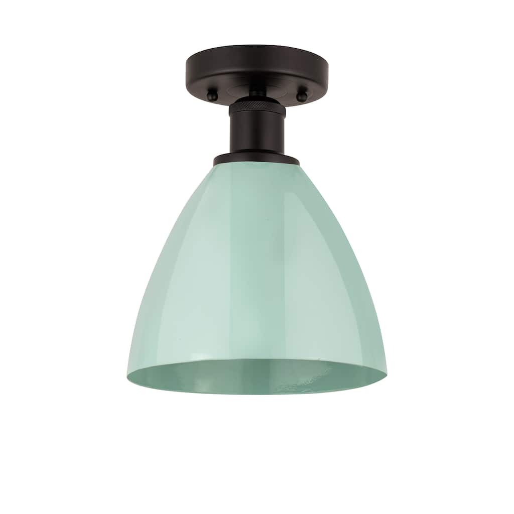 Innovations Lighting Edison Plymouth Dome - 1 Light 8" Semi-Flush Mount