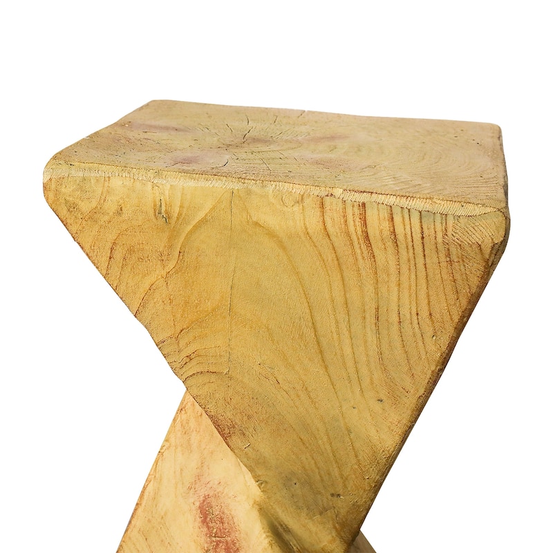 Outdoor Concrete Side Table, Morden Geometric End Table for Home Decor