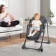 preview thumbnail 4 of 7, Gymax Baby High Chair w/ 7 Height & 3 Footrest Adjustable Cup holder 2
