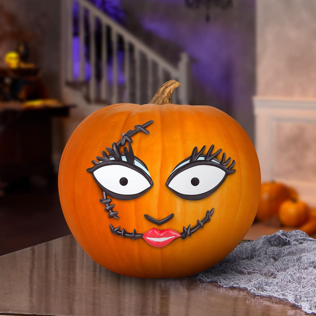 Gemmy Pumpkin Push In Sally Disney, orange