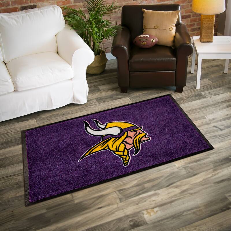 Nylon Indoor/Outdoor Entryway Door Mat, Minnesota Vikings - 3' x 5'