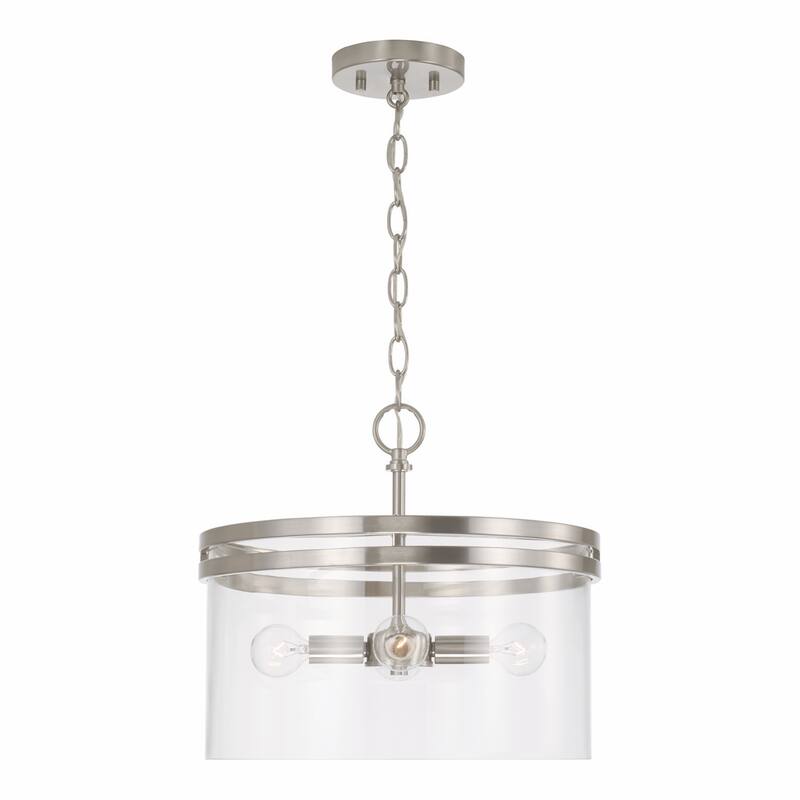 Fuller 4-light Convertible Semi-Flush/ Pendant