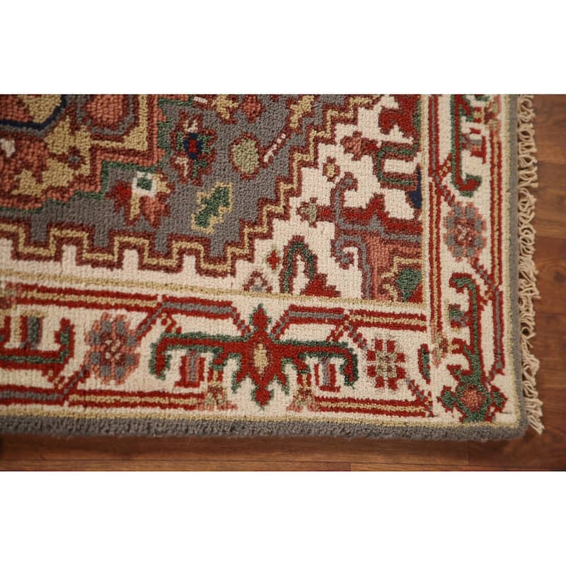 Gray Heriz-Serapi Oriental Accent Rug Wool Carpet - 2'6"x 5'11"