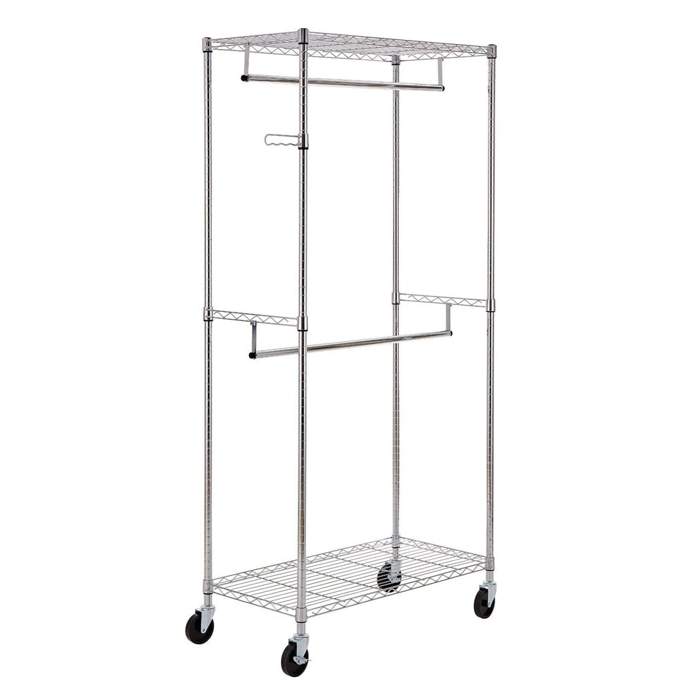 Trinity EcoStorage Expandable Closet Organizer - Chrome